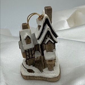 “Fred's Home," Christmas ornament from the David Winter Cottages;Christmas 1991